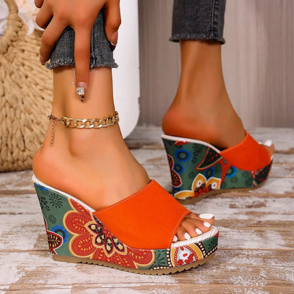 Clara Moretti | Sandalias Cómodas con Diseño Floral