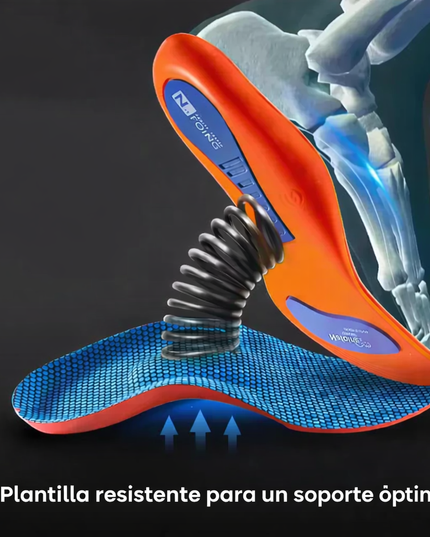 Plantillas ergonómicas para mayor soporte y comodidad