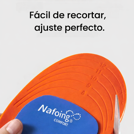 Plantillas ergonómicas para mayor soporte y comodidad