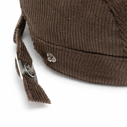 Clara Moretti | Gorra plana de pana clásica