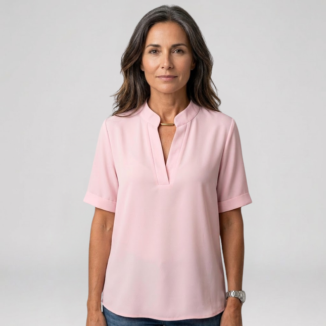 Clara Moretti | Camisa manga corta de corte relajado