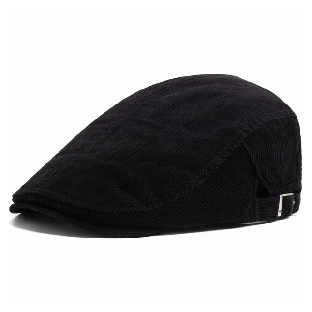 Clara Moretti | Gorra plana de pana clásica