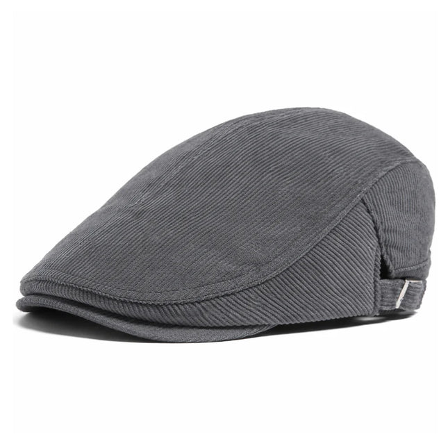 Clara Moretti | Gorra plana de pana clásica