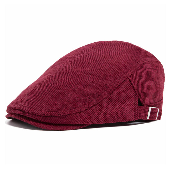 Clara Moretti | Gorra plana de pana clásica