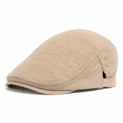 Clara Moretti | Gorra plana de pana clásica