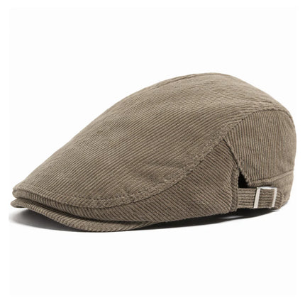 Clara Moretti | Gorra plana de pana clásica