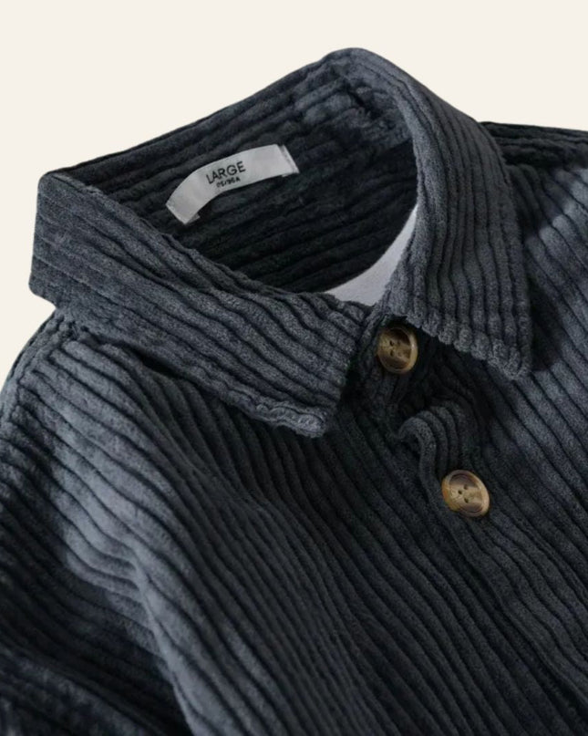 Álvaro™ | Camisa de pana acanalada - Clara Moretti