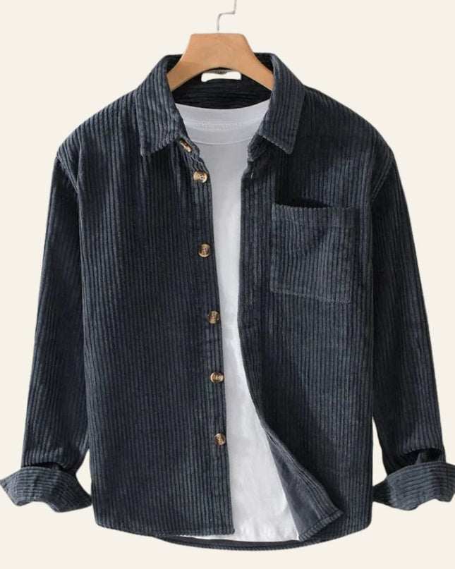 Álvaro™ | Camisa de pana acanalada - Clara Moretti