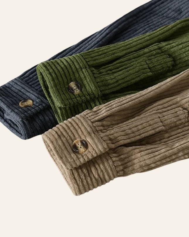 Álvaro™ | Camisa de pana acanalada - Clara Moretti