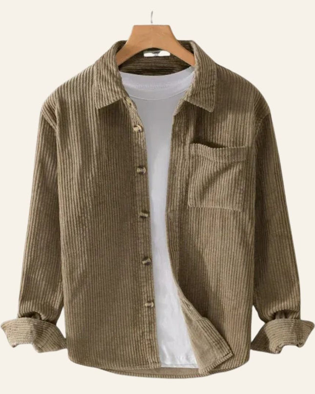 Álvaro™ | Camisa de pana acanalada - Clara Moretti