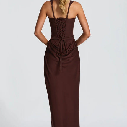 Ana™ | Vestido maxi de escote cuadrado - Clara Moretti