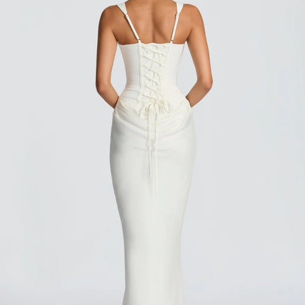 Ana™ | Vestido maxi de escote cuadrado - Clara Moretti