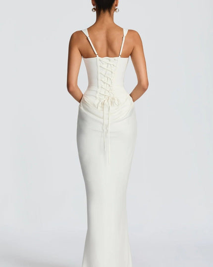 Ana™ | Vestido maxi de escote cuadrado - Clara Moretti