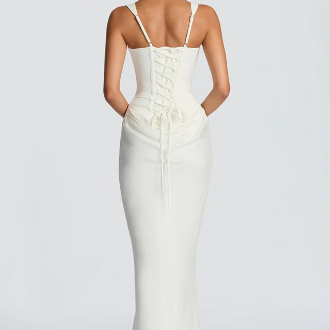 Ana™ | Vestido maxi de escote cuadrado - Clara Moretti