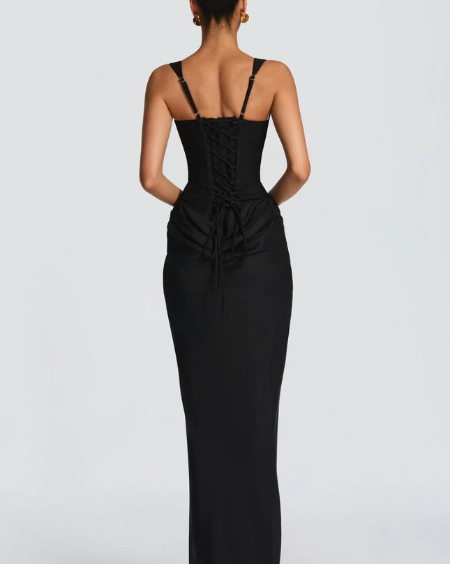 Ana™ | Vestido maxi de escote cuadrado - Clara Moretti