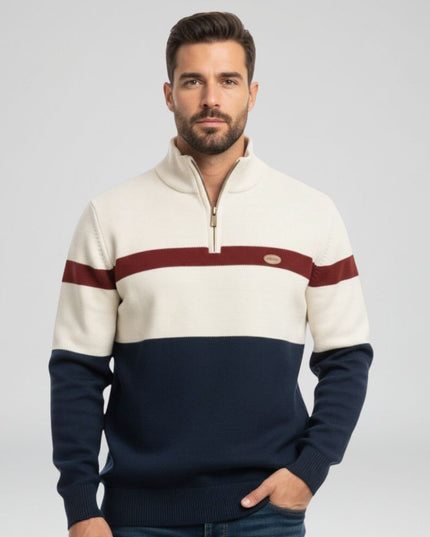 Antonio™ | Suéter con cremallera corta - Clara Moretti