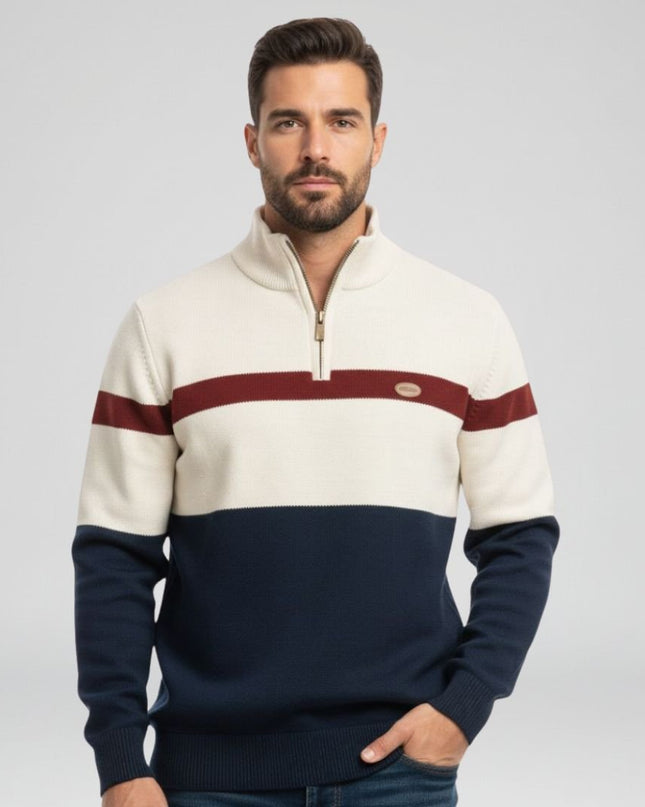 Antonio™ | Suéter con cremallera corta - Clara Moretti