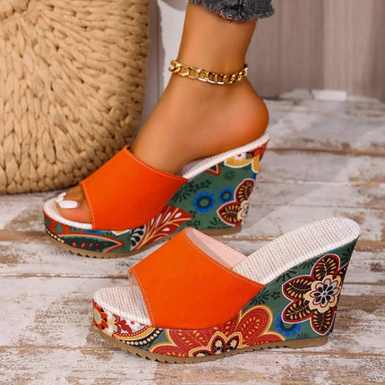 Clara Moretti | Sandalias Cómodas con Diseño Floral