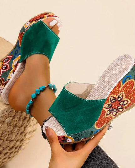 Elena™ | Sandalias Cómodas con Diseño Floral