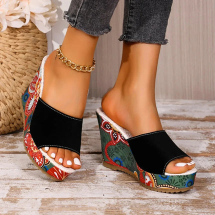 Clara Moretti | Sandalias Cómodas con Diseño Floral