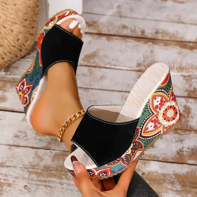 Clara Moretti | Sandalias Cómodas con Diseño Floral