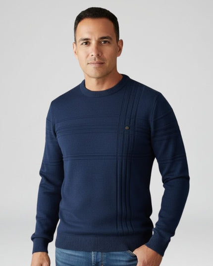 Luis™ | Suéter de rombos ajustado - Clara Moretti