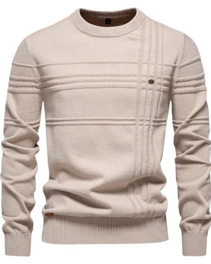 Luis™ | Suéter de rombos ajustado - Clara Moretti