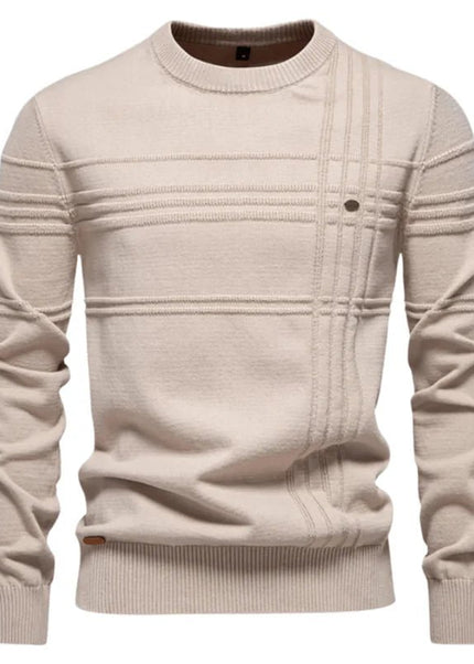 Luis™ | Suéter de rombos ajustado - Clara Moretti