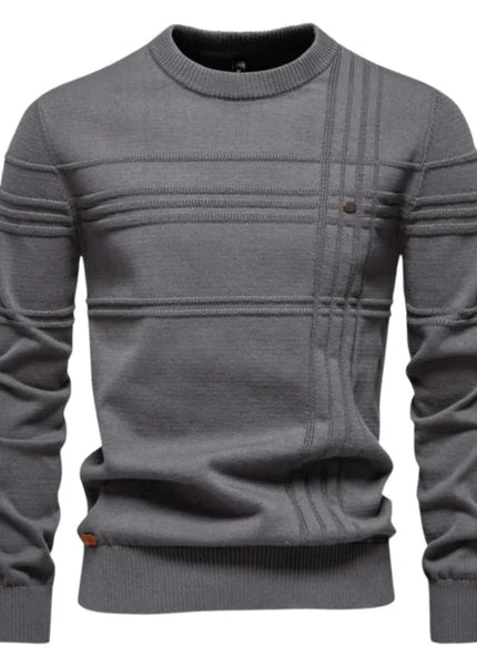 Luis™ | Suéter de rombos ajustado - Clara Moretti