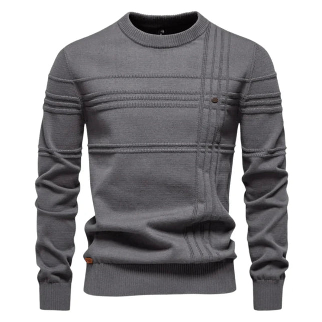 Luis™ | Suéter de rombos ajustado - Clara Moretti