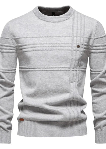 Luis™ | Suéter de rombos ajustado - Clara Moretti