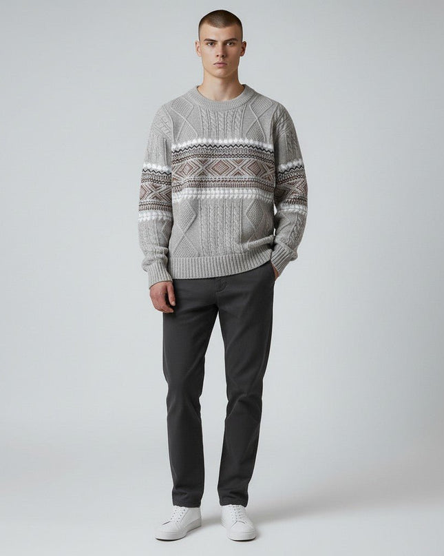 Pablo™ | Suéter de punto estilo nórdico - Clara Moretti