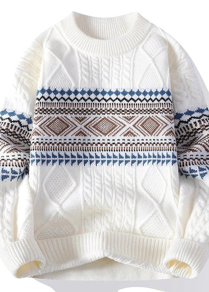 Pablo™ | Suéter de punto estilo nórdico - Clara Moretti