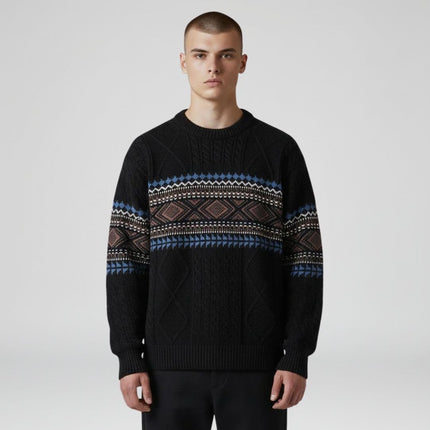 Pablo™ | Suéter de punto estilo nórdico - Clara Moretti