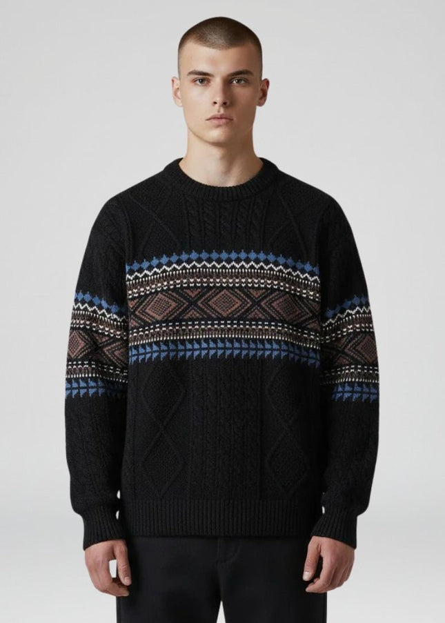 Pablo™ | Suéter de punto estilo nórdico - Clara Moretti