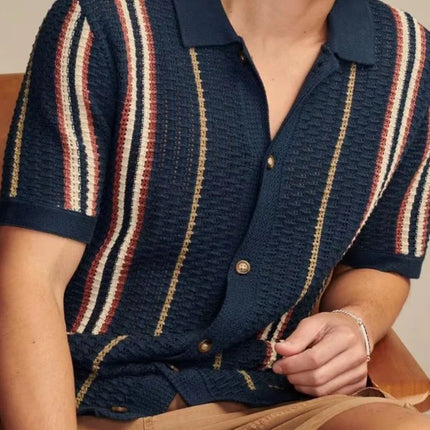 Clara Moretti | Camisa de punto con rayas