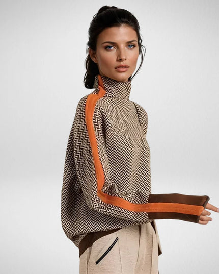 Valeria™ | Suéter de cuello alto - Clara Moretti