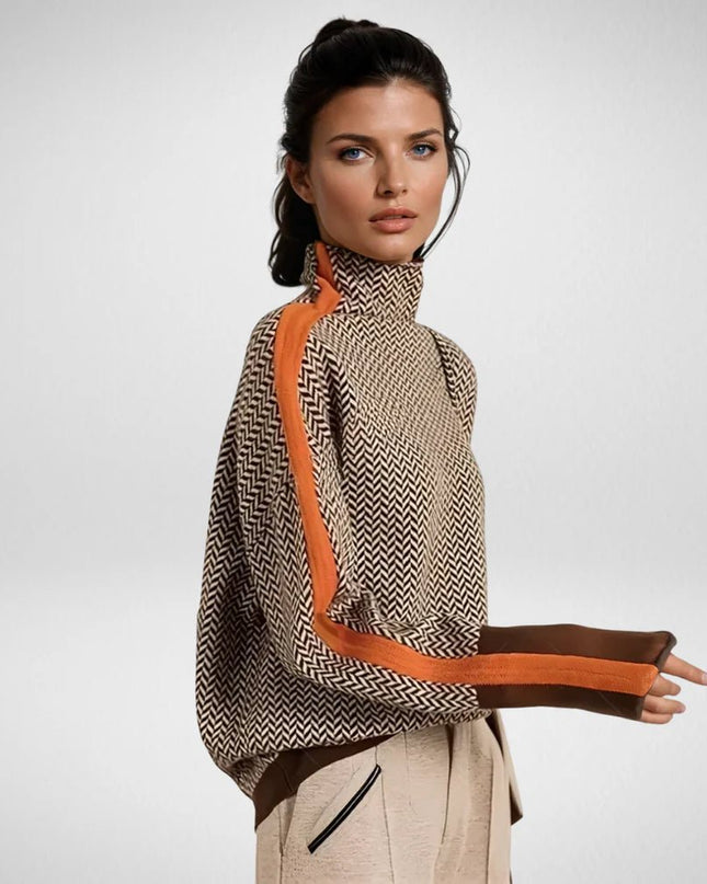 Valeria™ | Suéter de cuello alto - Clara Moretti