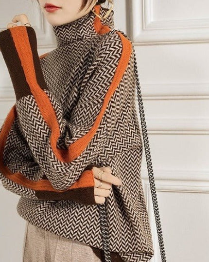 Valeria™ | Suéter de cuello alto - Clara Moretti