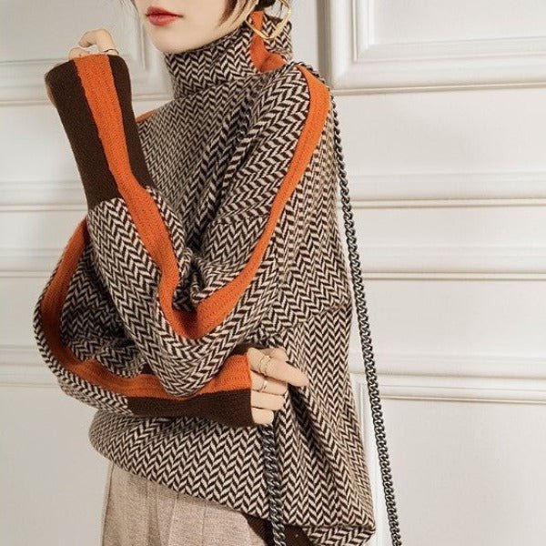 Valeria™ | Suéter de cuello alto - Clara Moretti