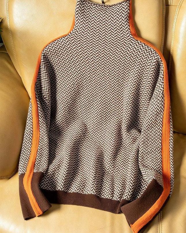 Valeria™ | Suéter de cuello alto - Clara Moretti