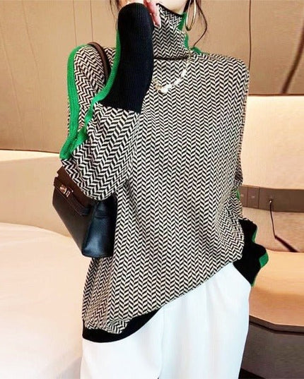 Valeria™ | Suéter de cuello alto - Clara Moretti