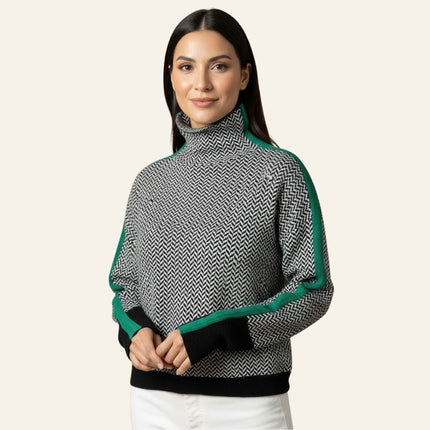 Valeria™ | Suéter de cuello alto - Clara Moretti