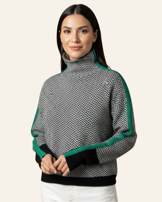 Valeria™ | Suéter de cuello alto - Clara Moretti